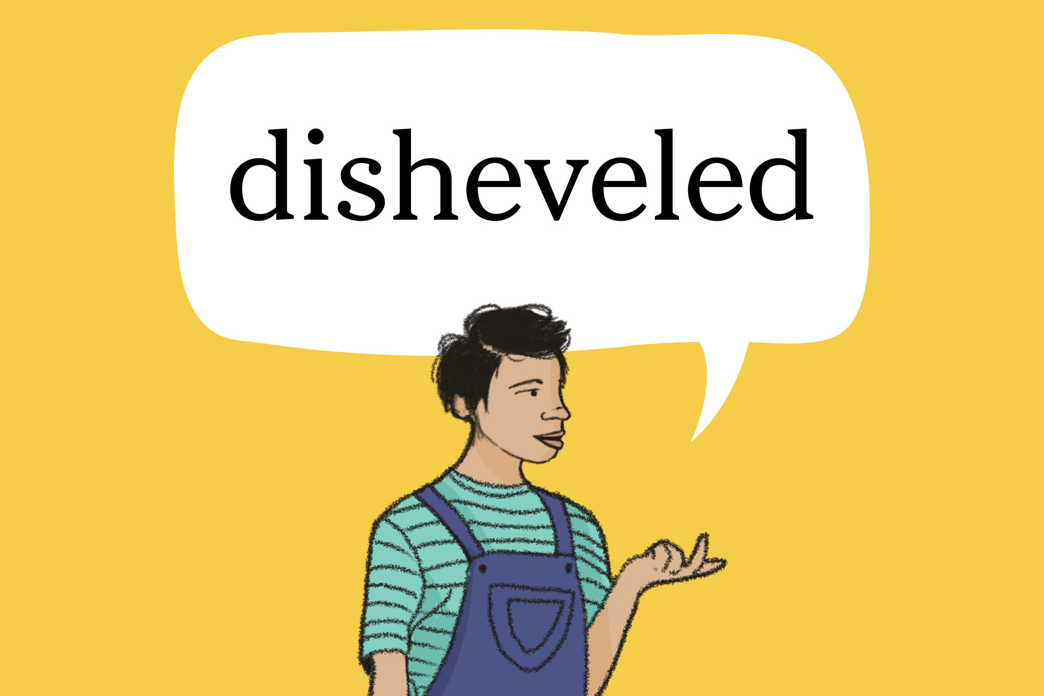 disheveled meaning