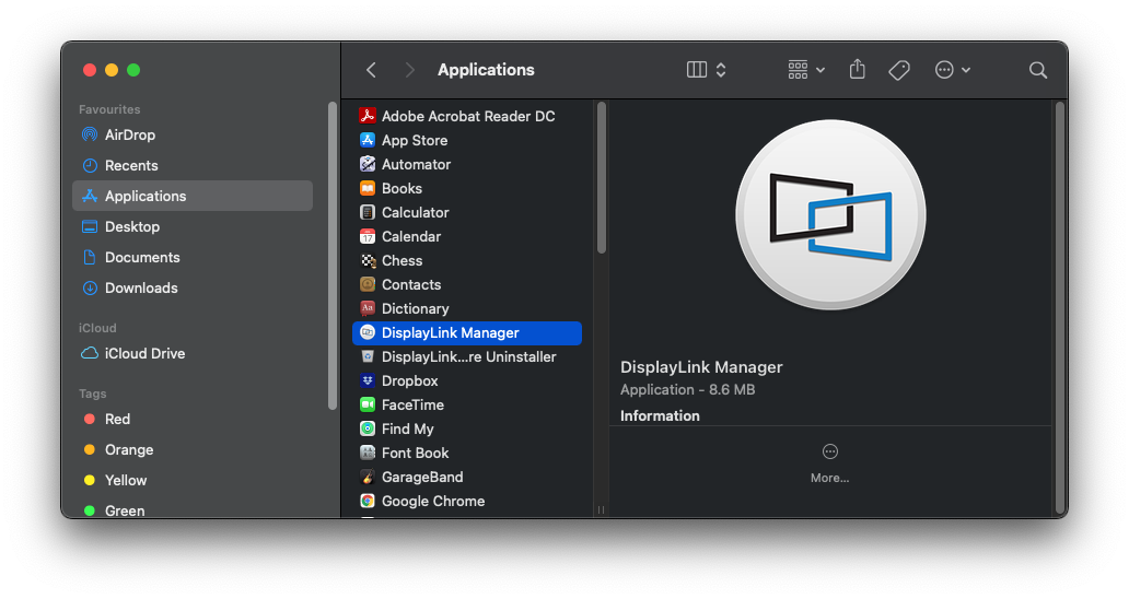 displaylink mac driver