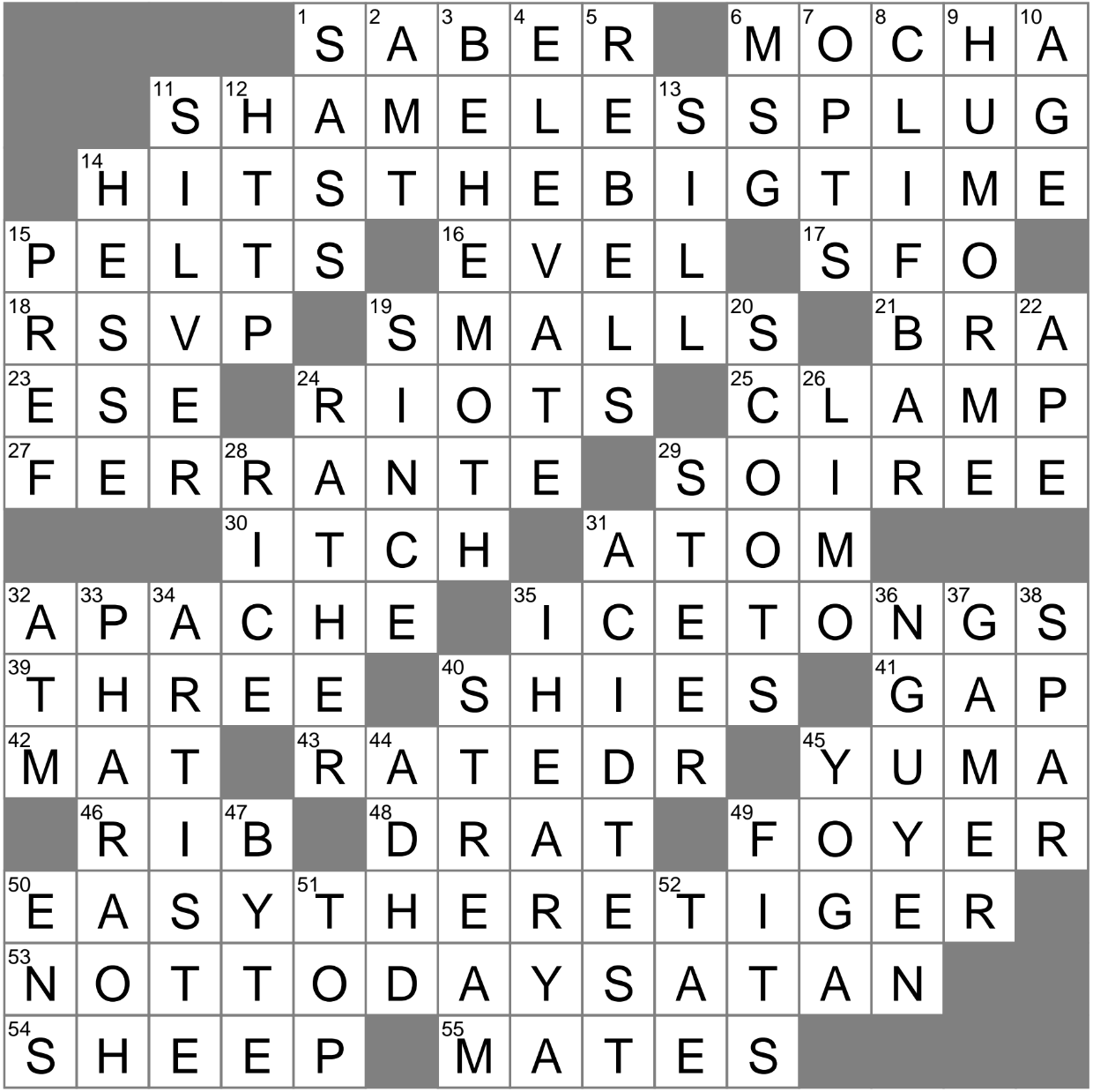 distinctive accent crossword