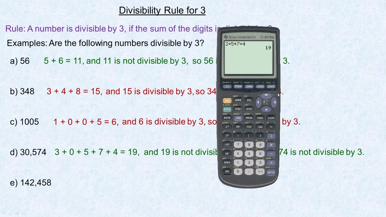 divisibility calculator