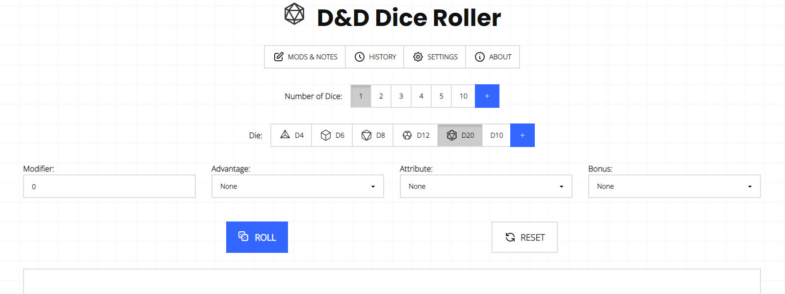 dnd 5e dice roller