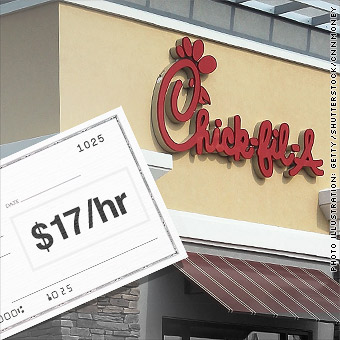 does chick fil a pay weekly