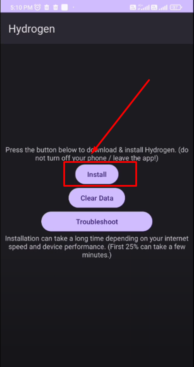 download hydrogen executor