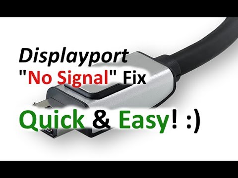 dp port no signal