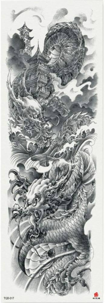 dragón chino tatuaje