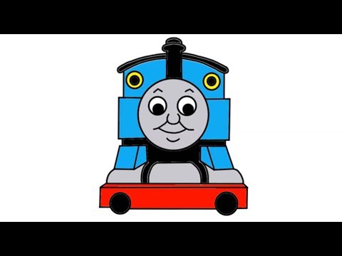 drawing thomas the tank engine