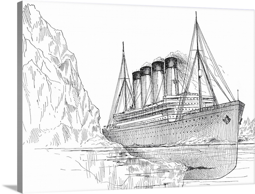 drawing titanic