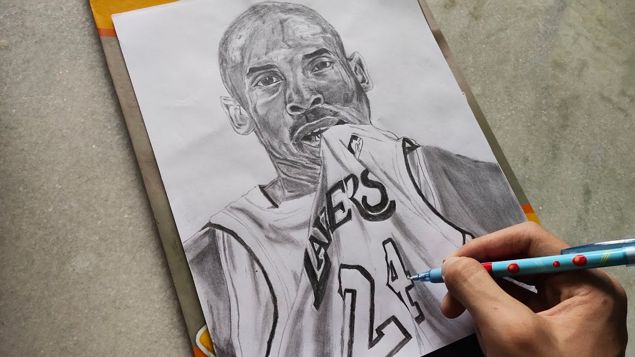 drawings of kobe bryant