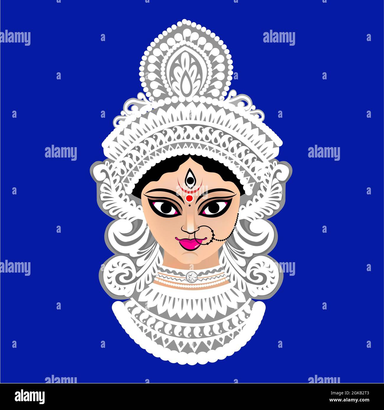 durga face image