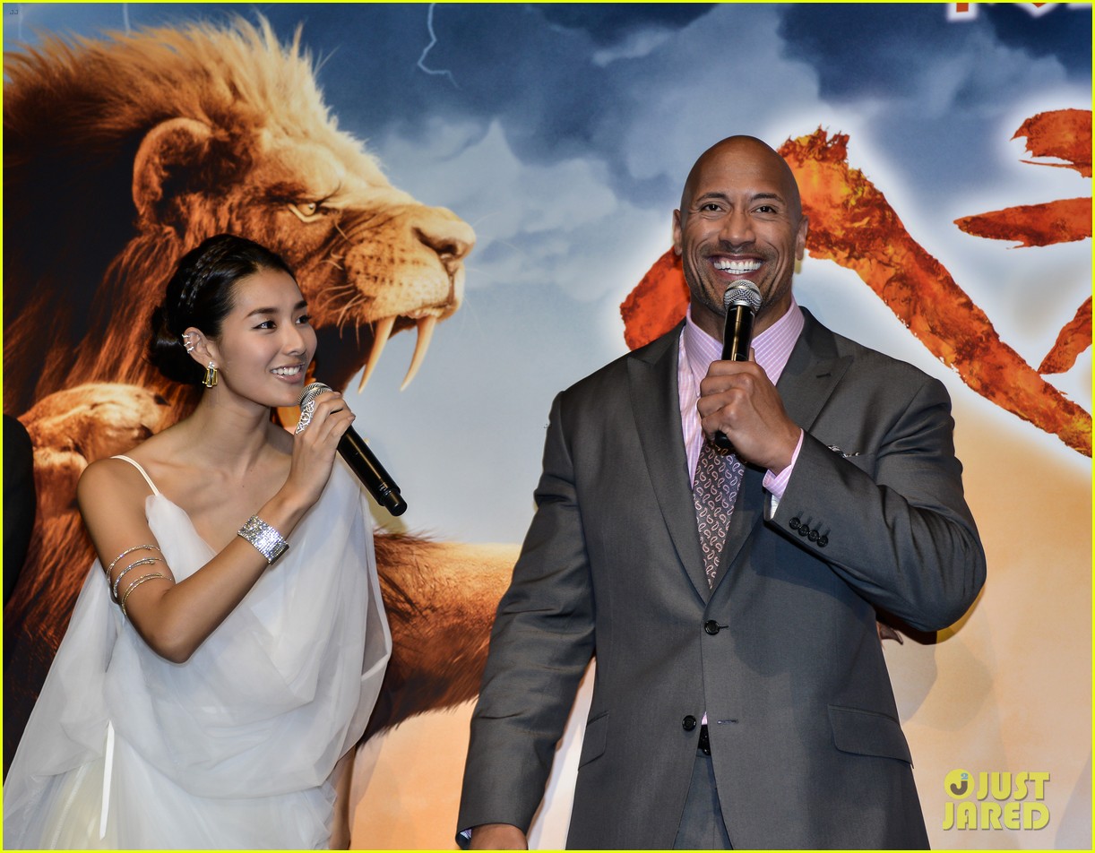 dwayne johnson in japan