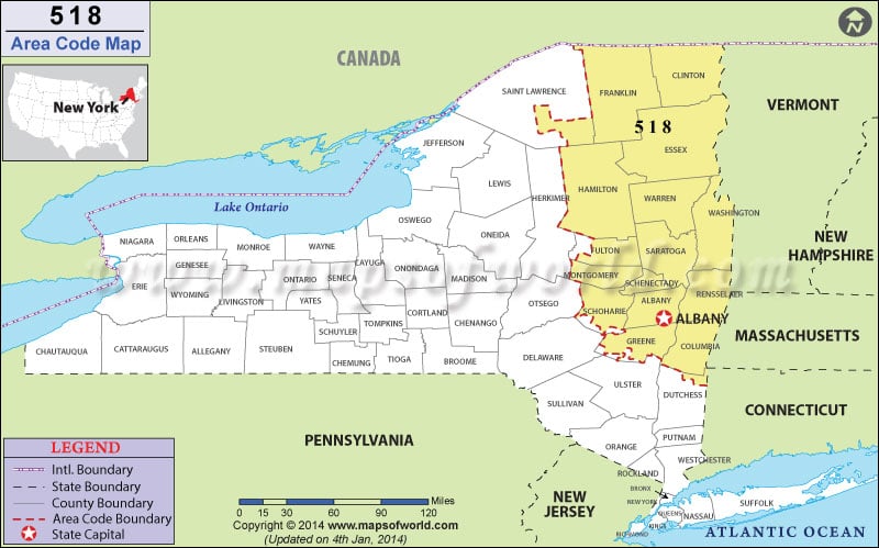 518 area code canada