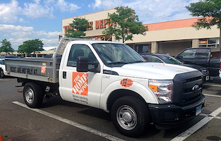 renting a truck at home depot