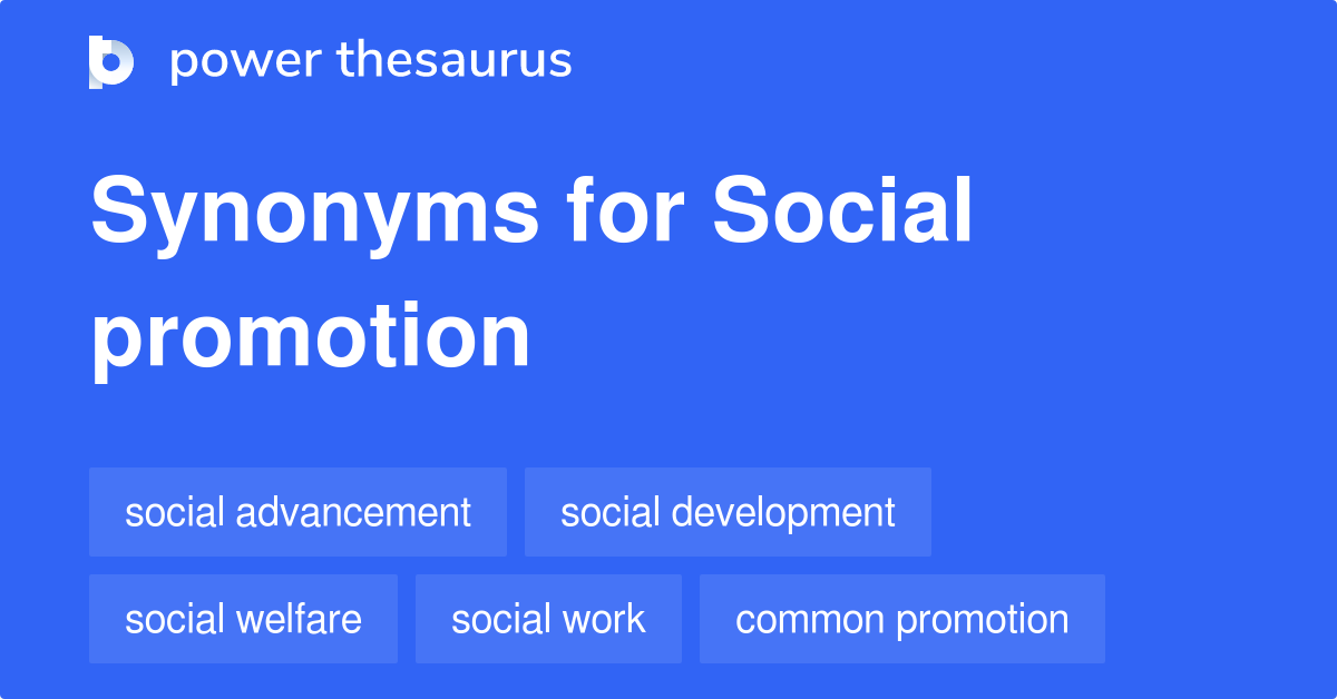 promotion thesaurus