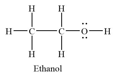 lewis dot structure of ethanol