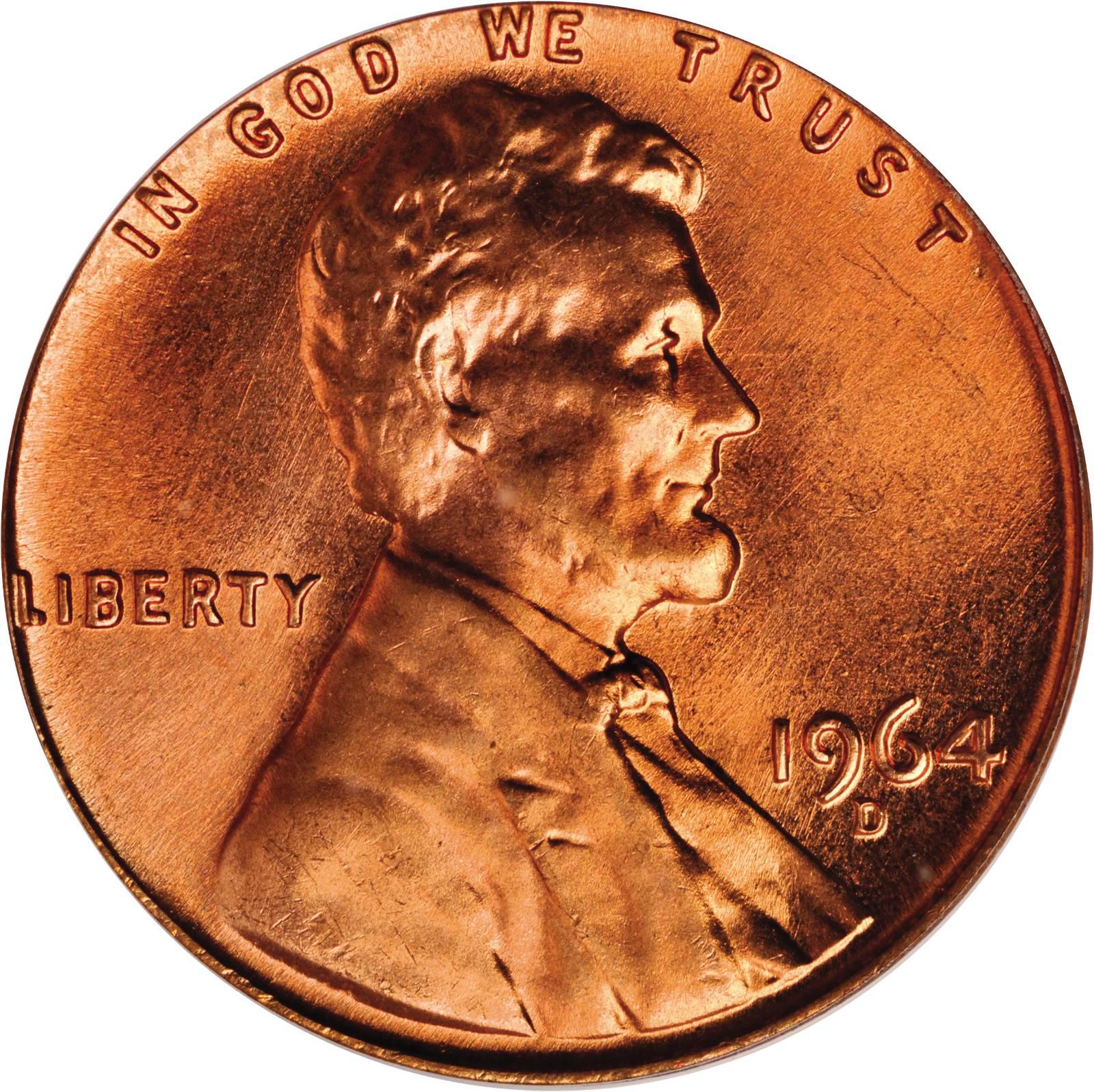 what is the value of a 1964 d penny