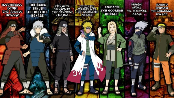 all naruto hokages in order