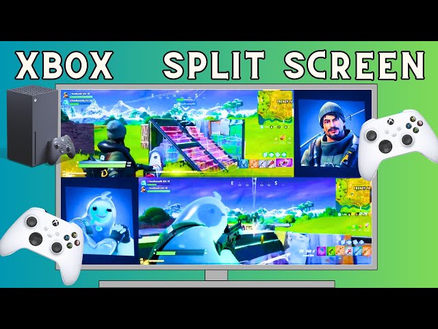 how to play split screen on fortnite xbox series x