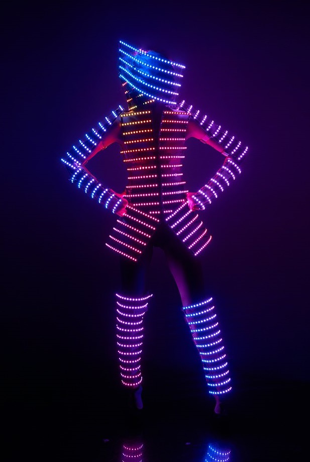 led lights halloween costume