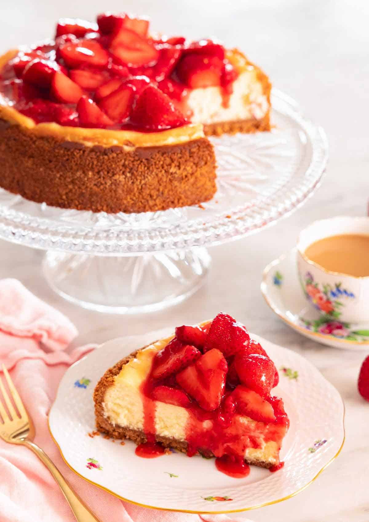 strawberry cheesecake aesthetic