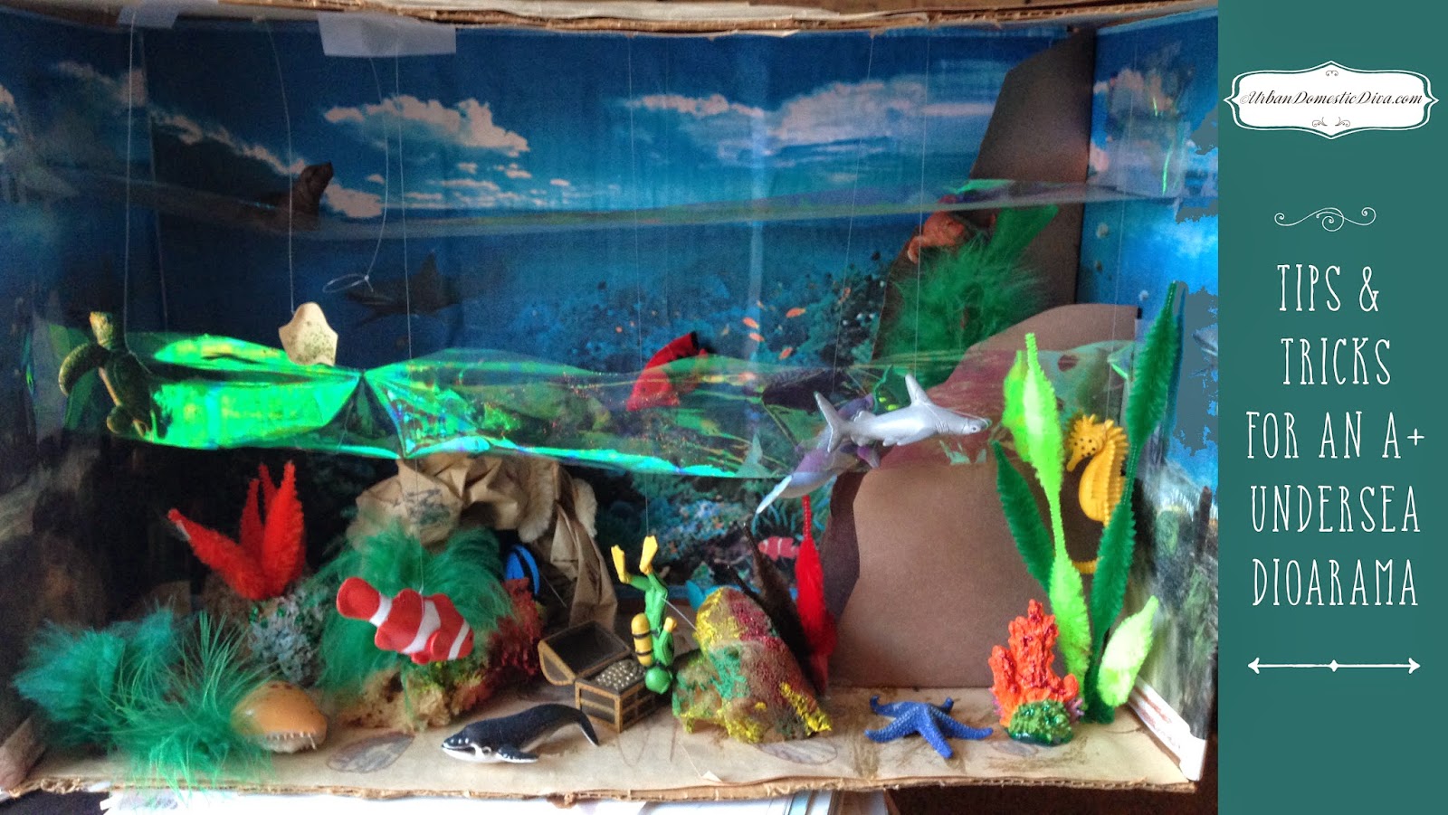 under the sea diorama