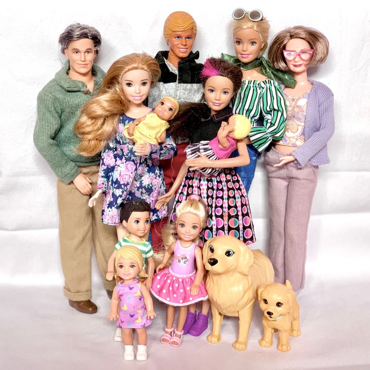 barbie happy family