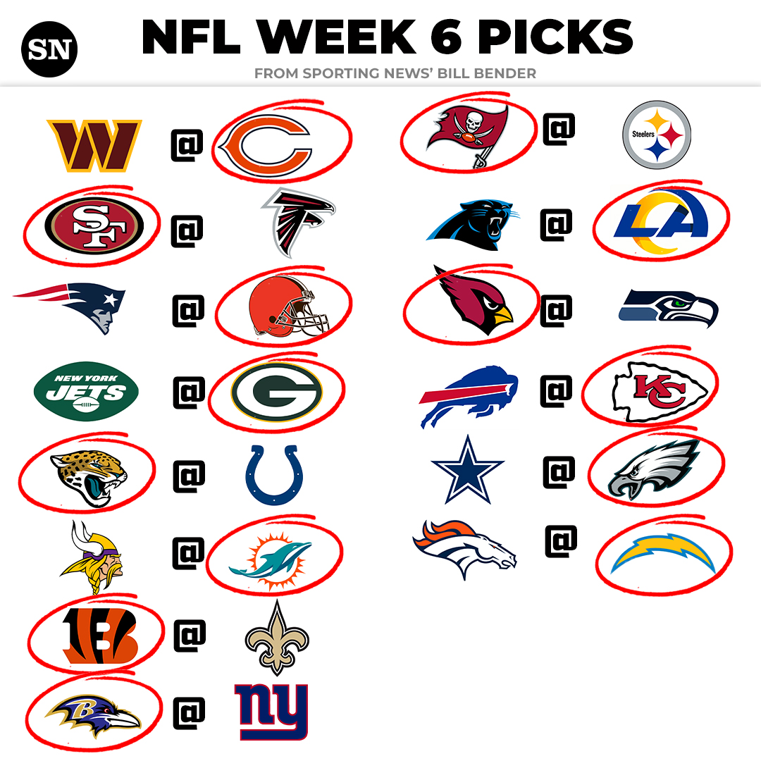 nfl picks straight up