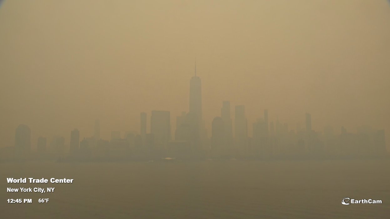 what is the air quality now in nyc