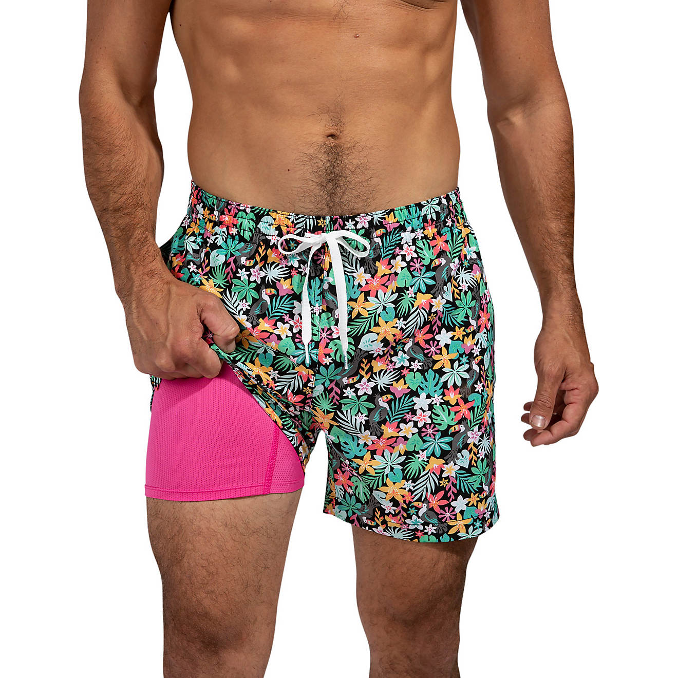 stretch swim trunks