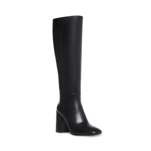 steve madden black knee high boots