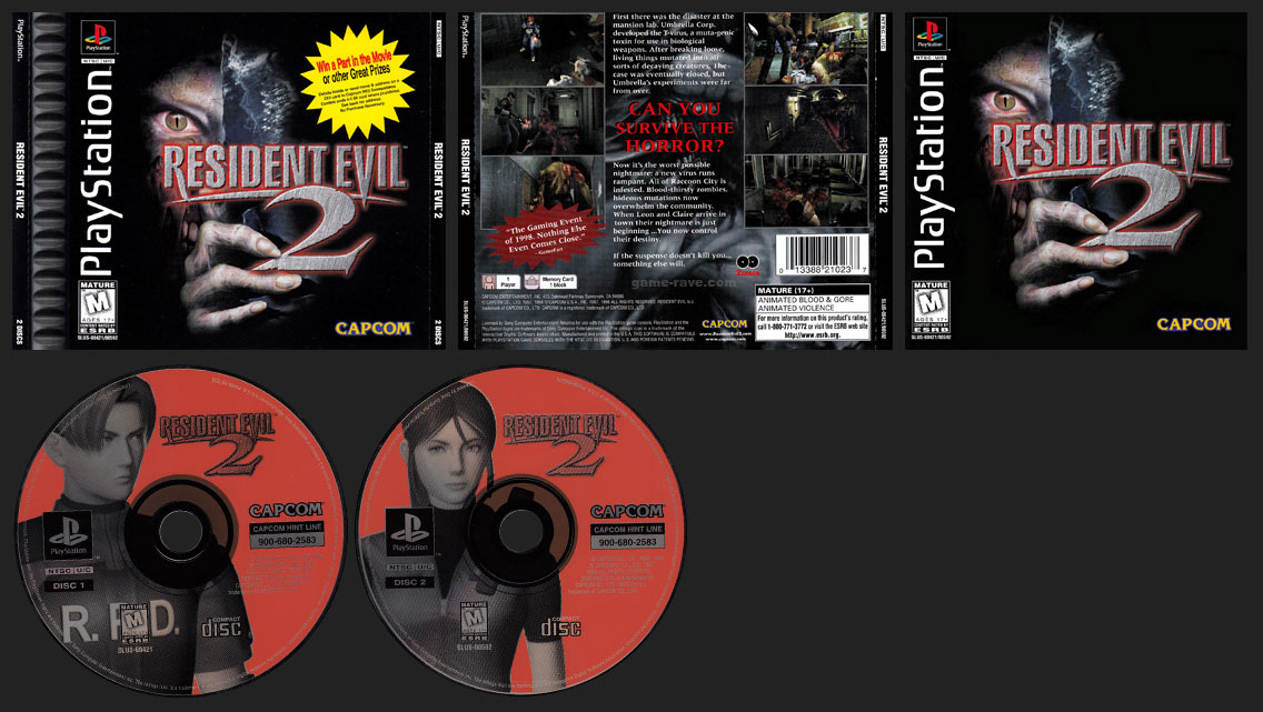 resident evil 2 playstation 1