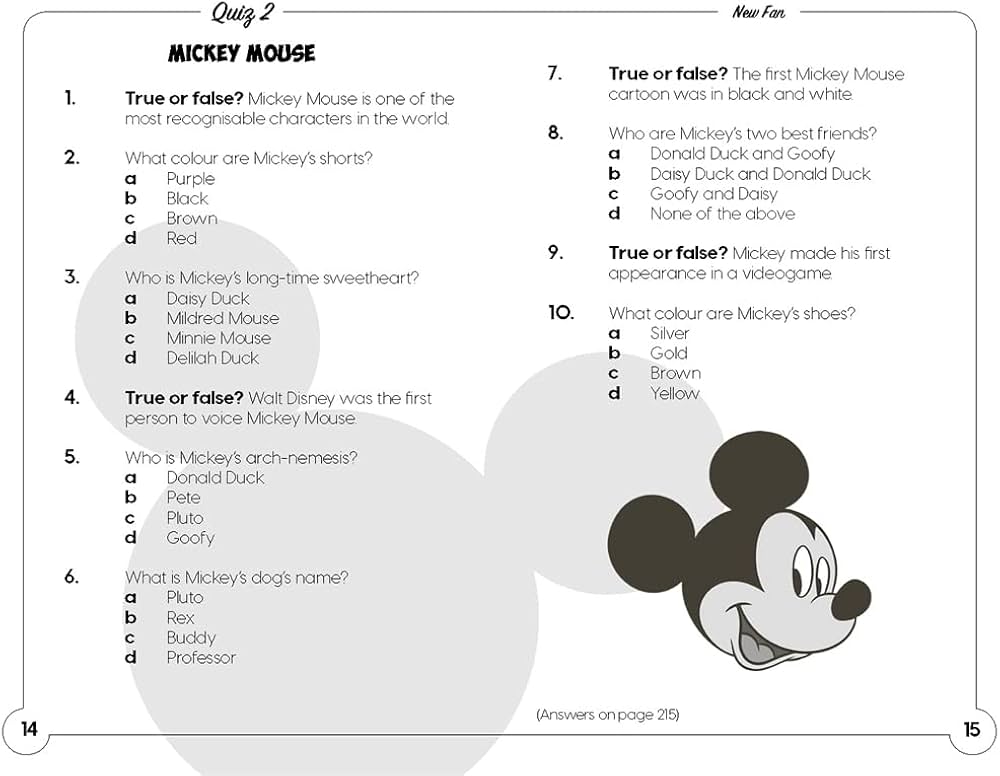 quiz sur disney