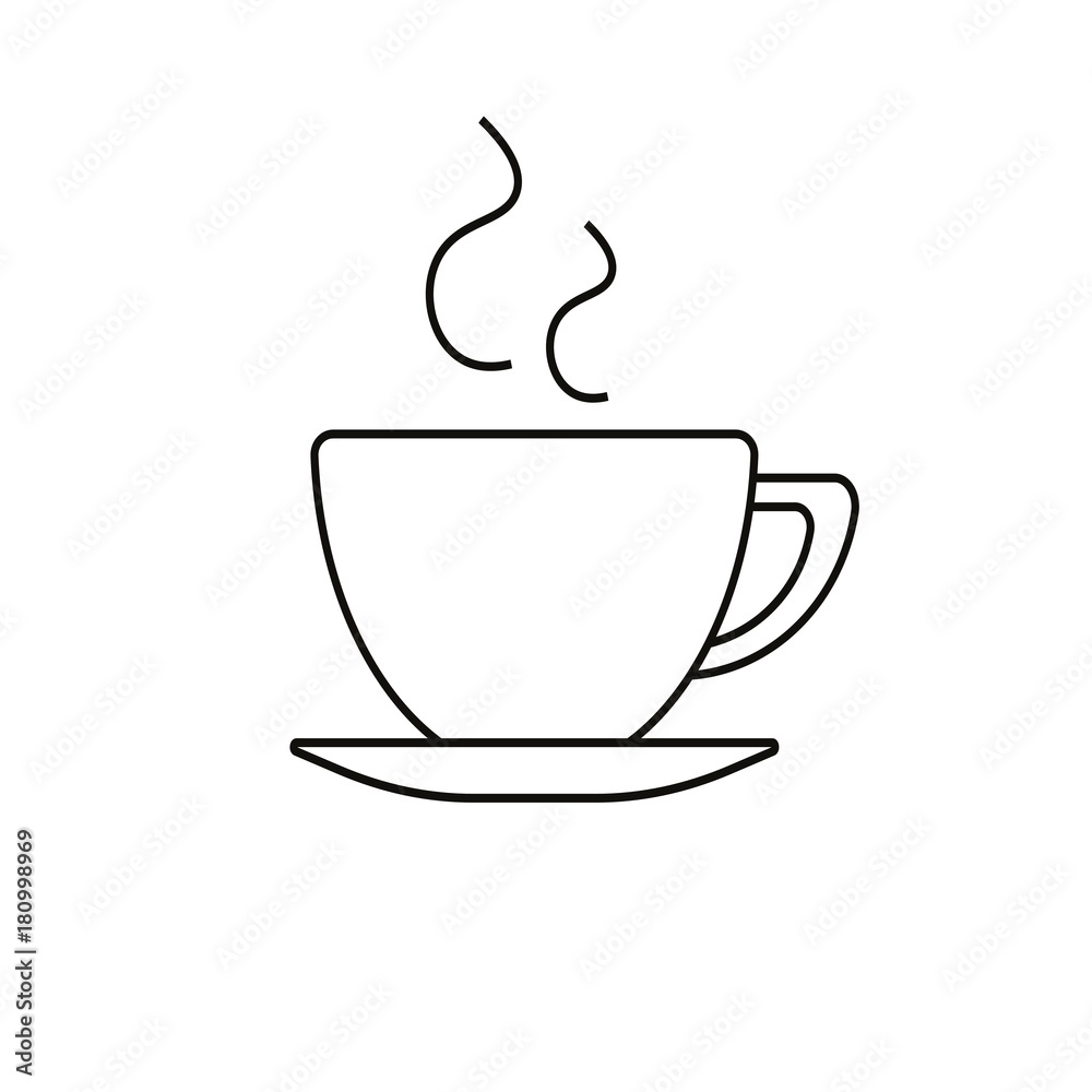 tea cup vector