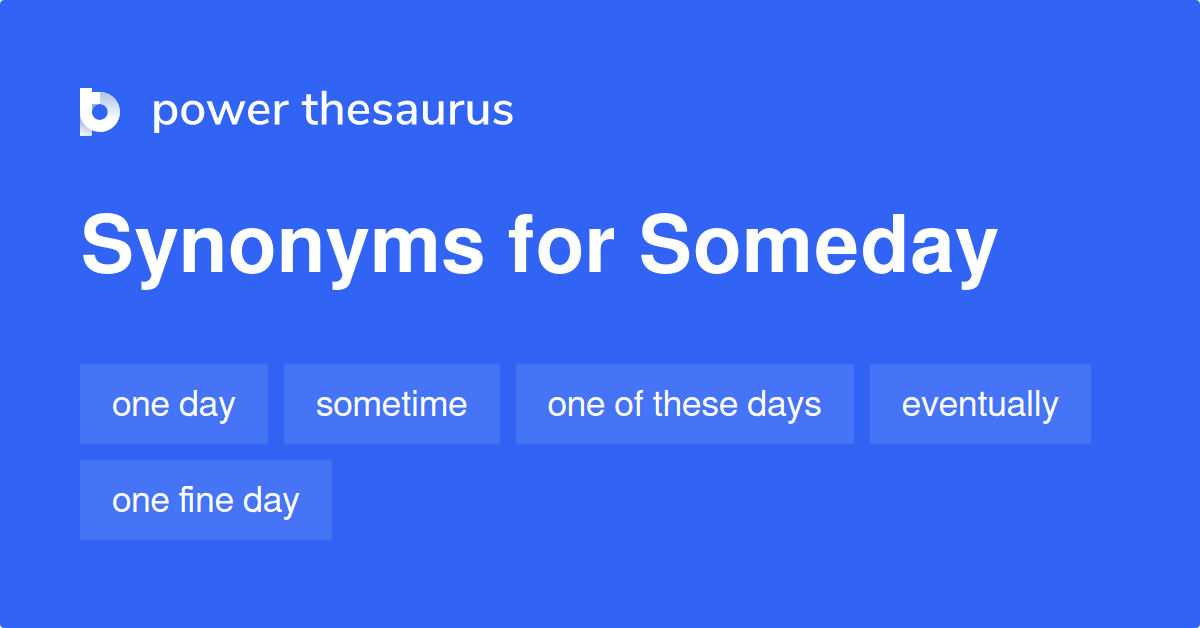 someday synonym