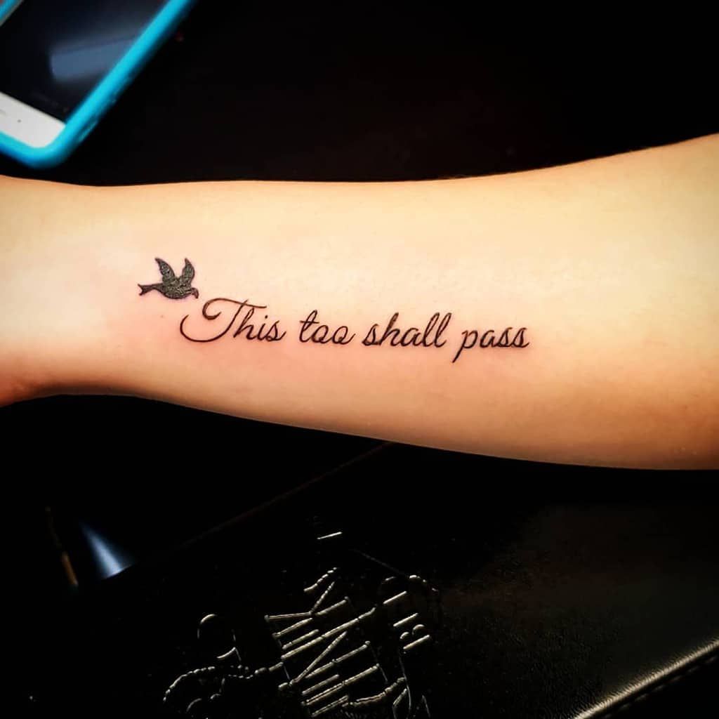 this shall too pass tattoo