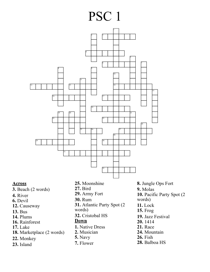 spanish party island crossword clue