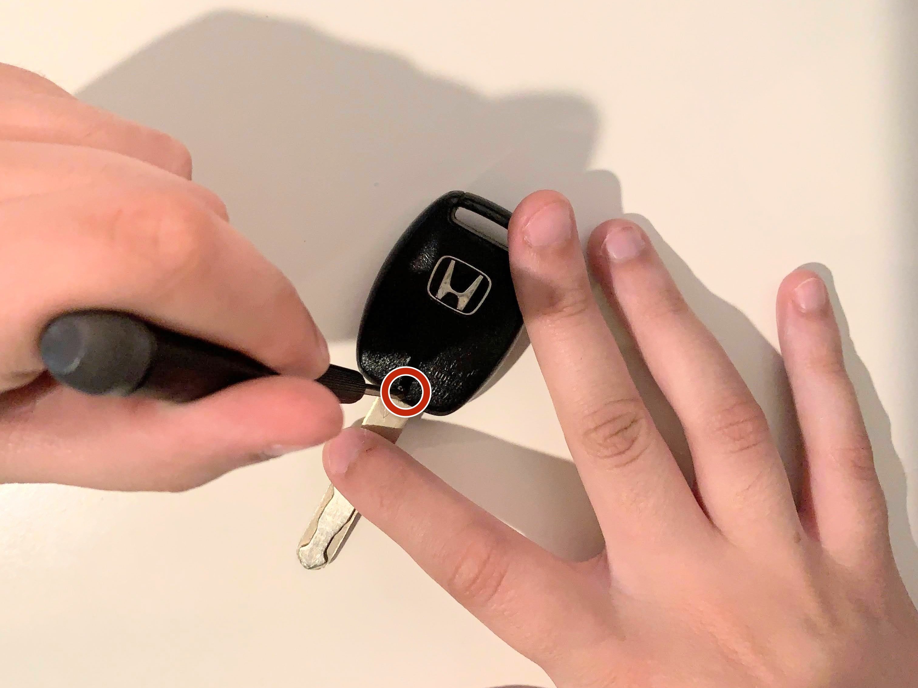 honda civic remote key battery replacement