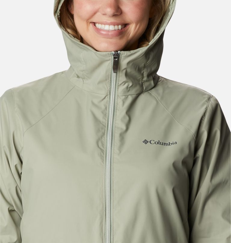 columbia womens switchback lined long rain jacket