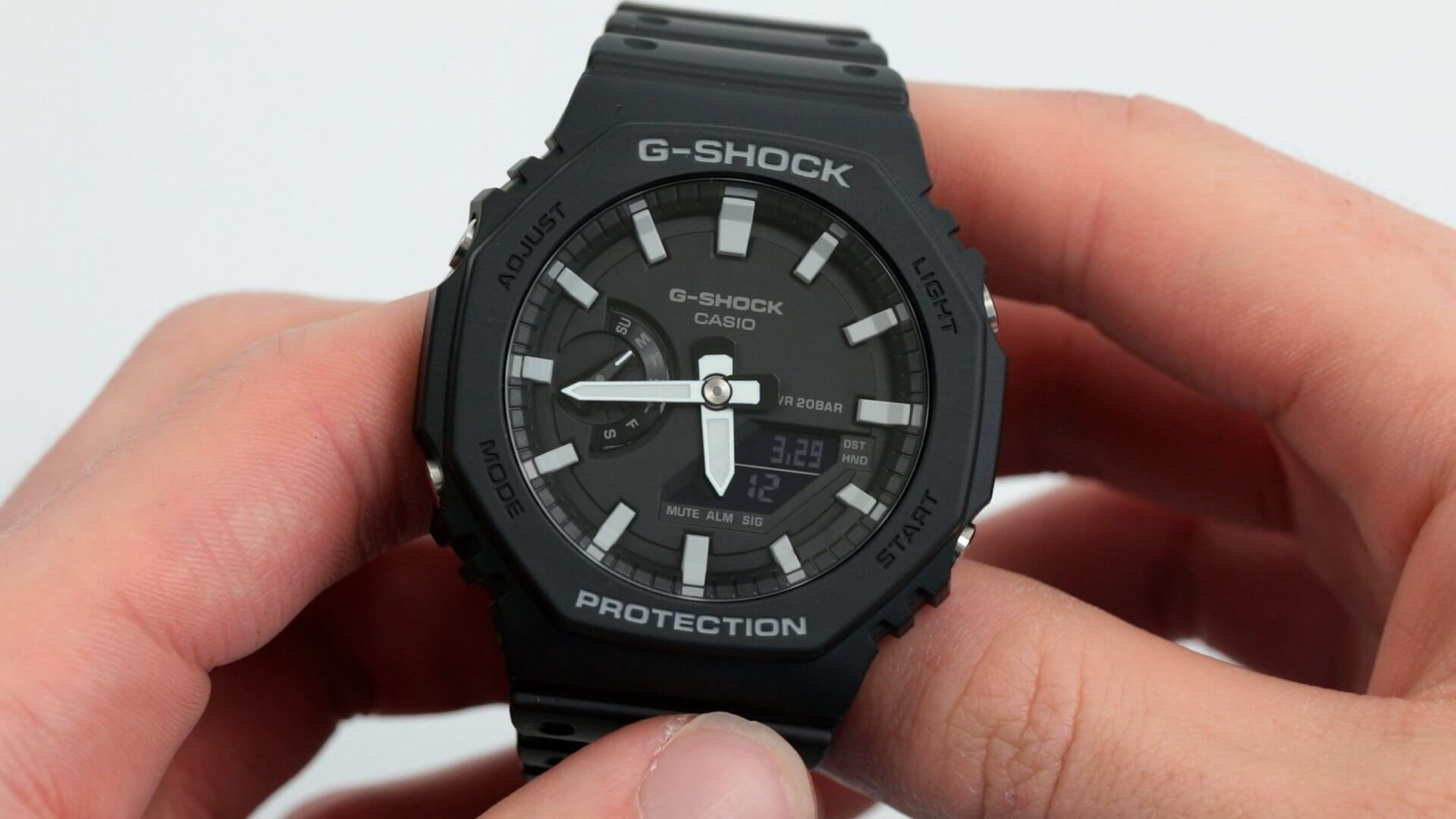 how to set the time on a gshock