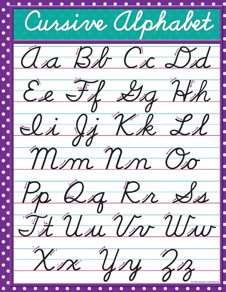 cursive letter