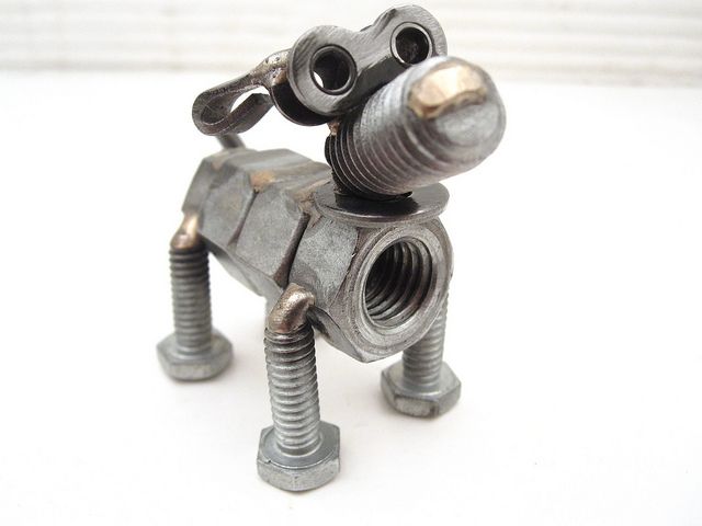 nuts and bolts sculpture