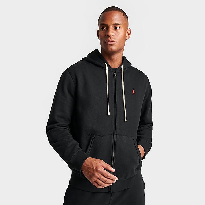 double knit full zip hoodie