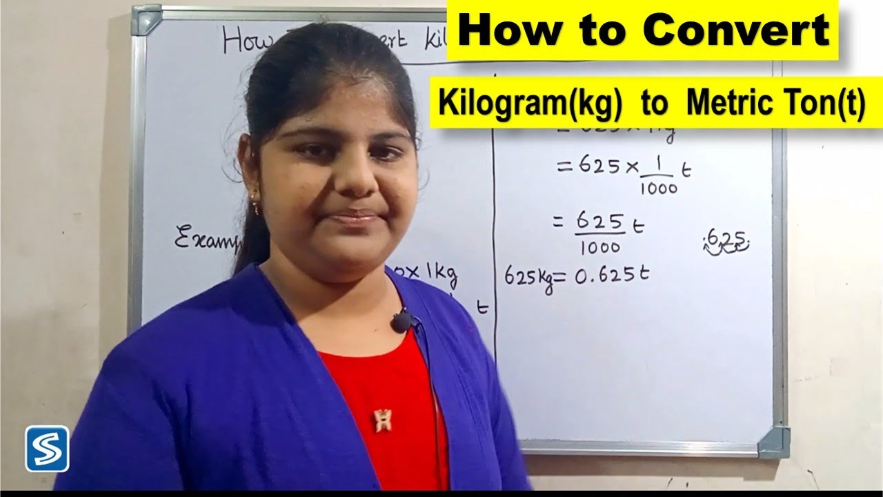 convert kilograms to tons