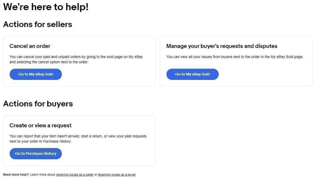 ebay request call back