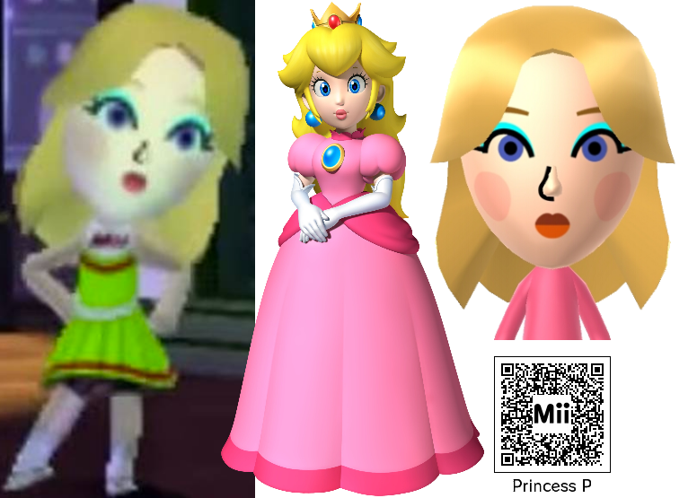 princess peach mii