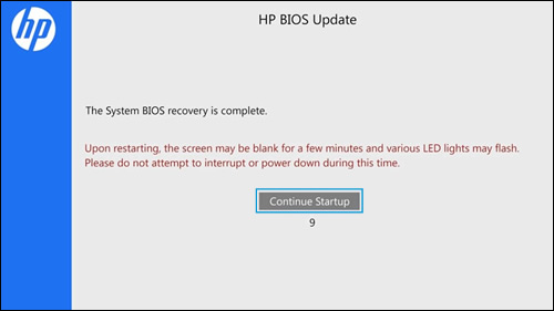 hp bios update que significa