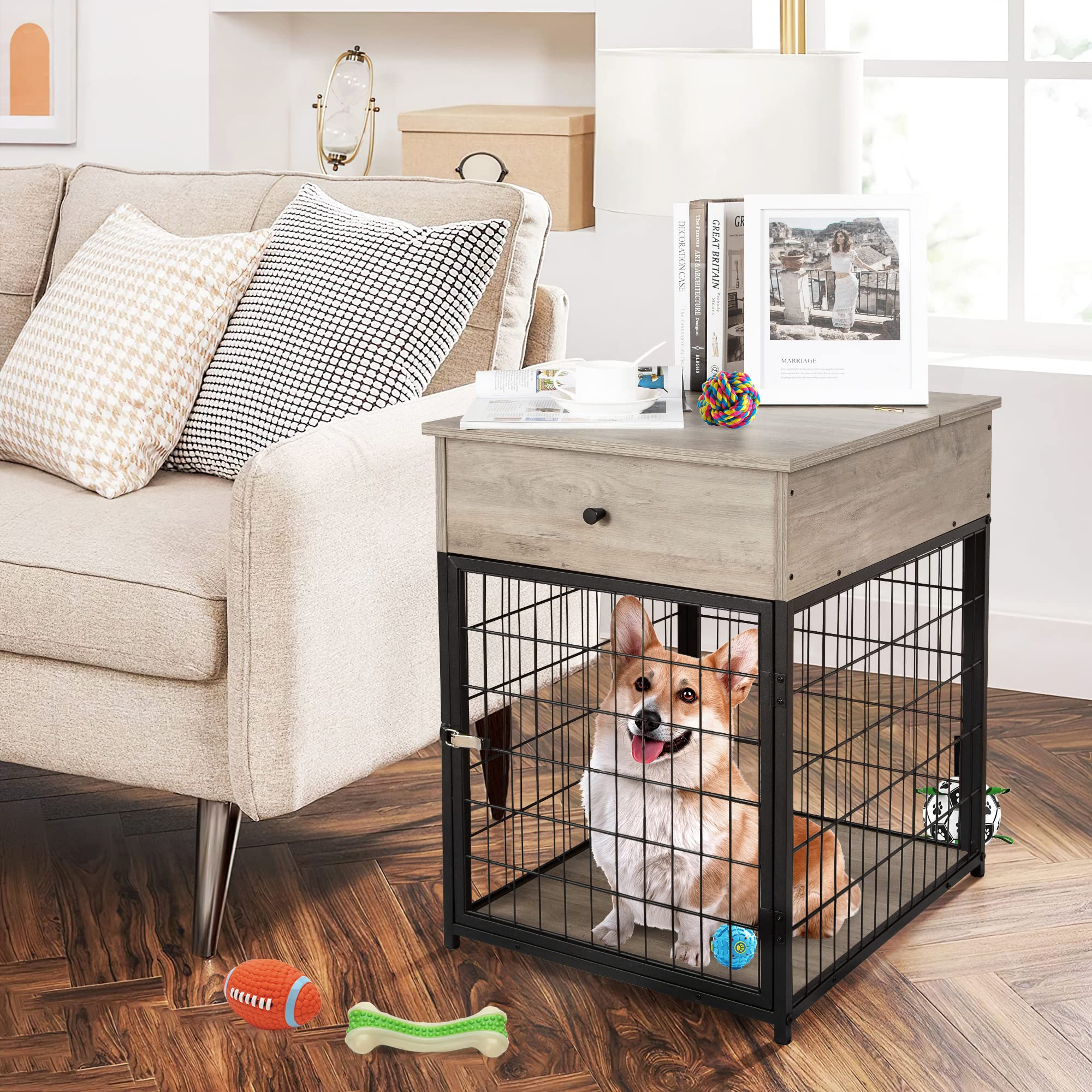 furniture dog crate