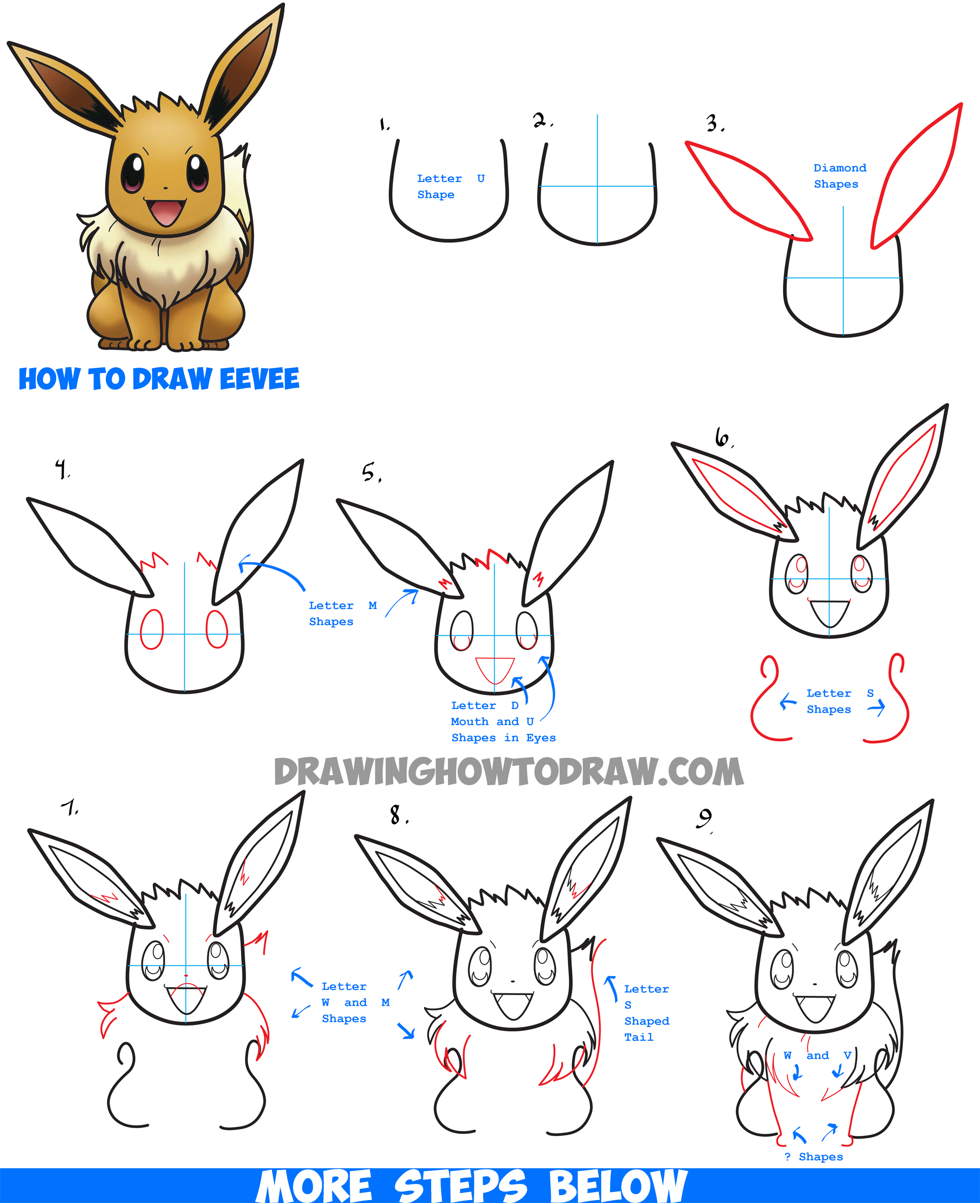 pokemon step by step