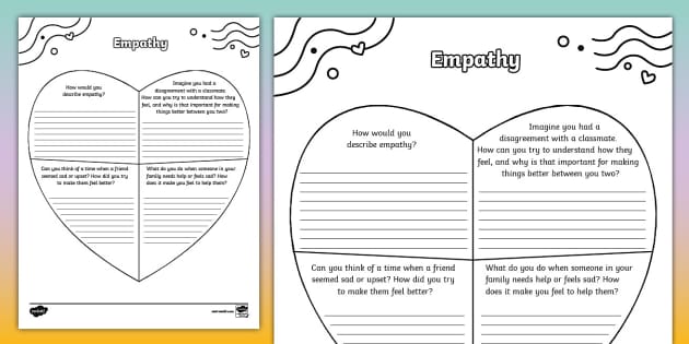 empathy worksheets