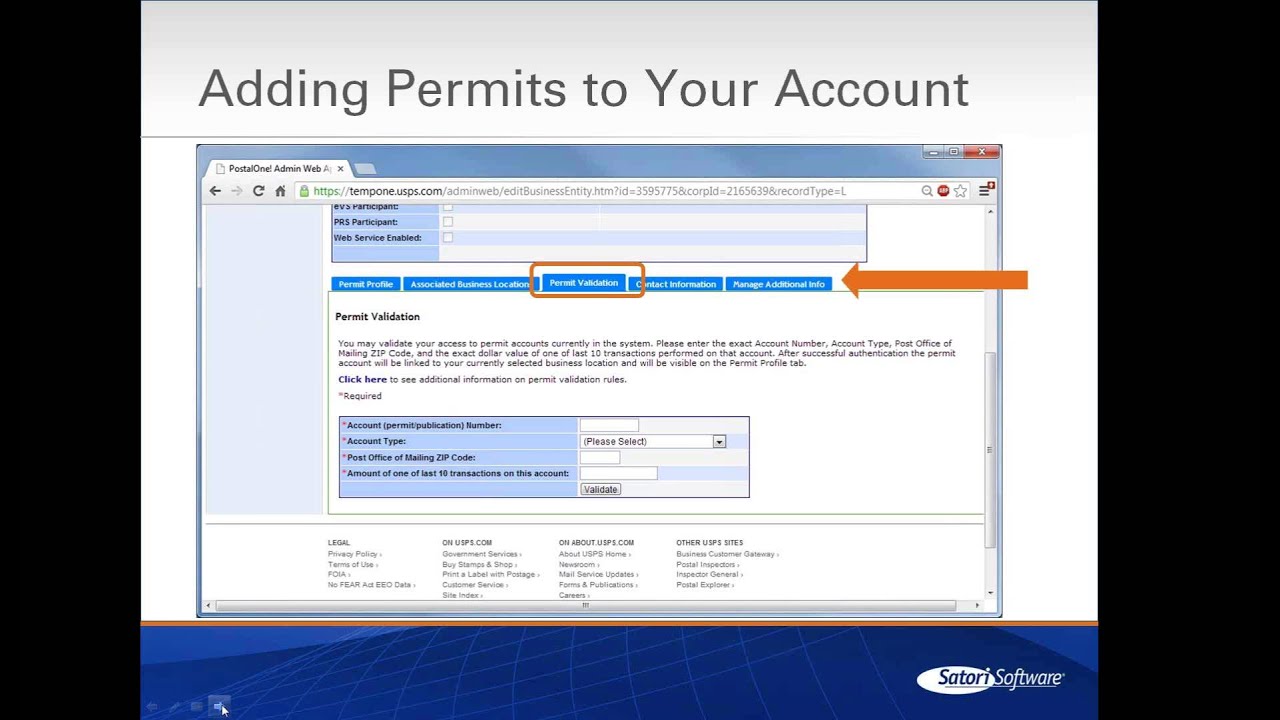 usps business customer gateway login