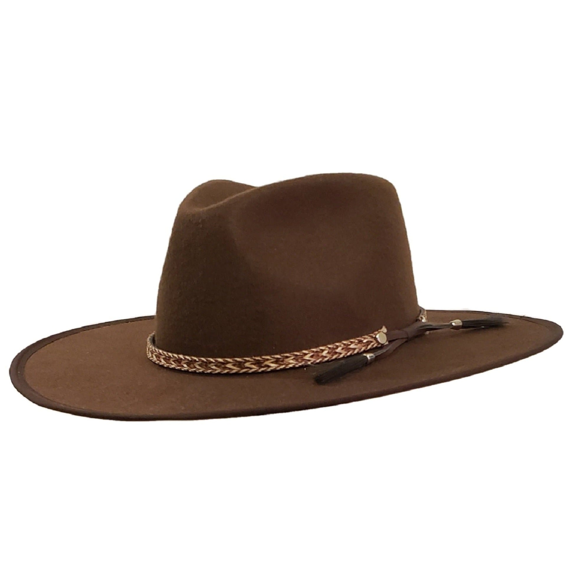 brown western hats